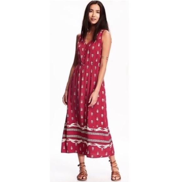 Old Navy sleeveless maxi dress size S - Picture 1 of 8